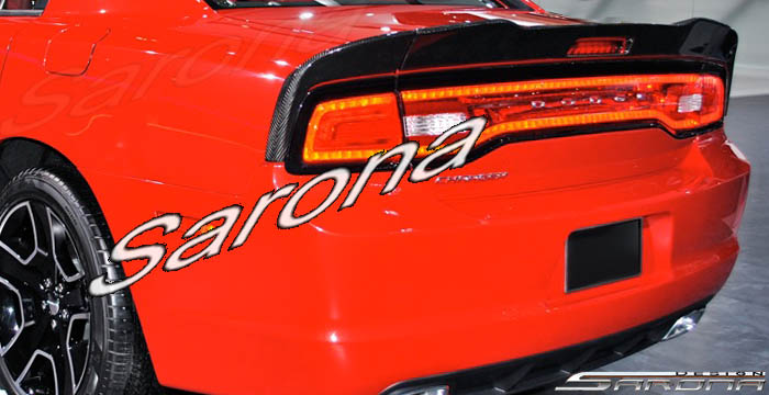 Custom Dodge Charger  Sedan Trunk Wing (2011 - 2014) - $950.00 (Part #DG-043-TW)